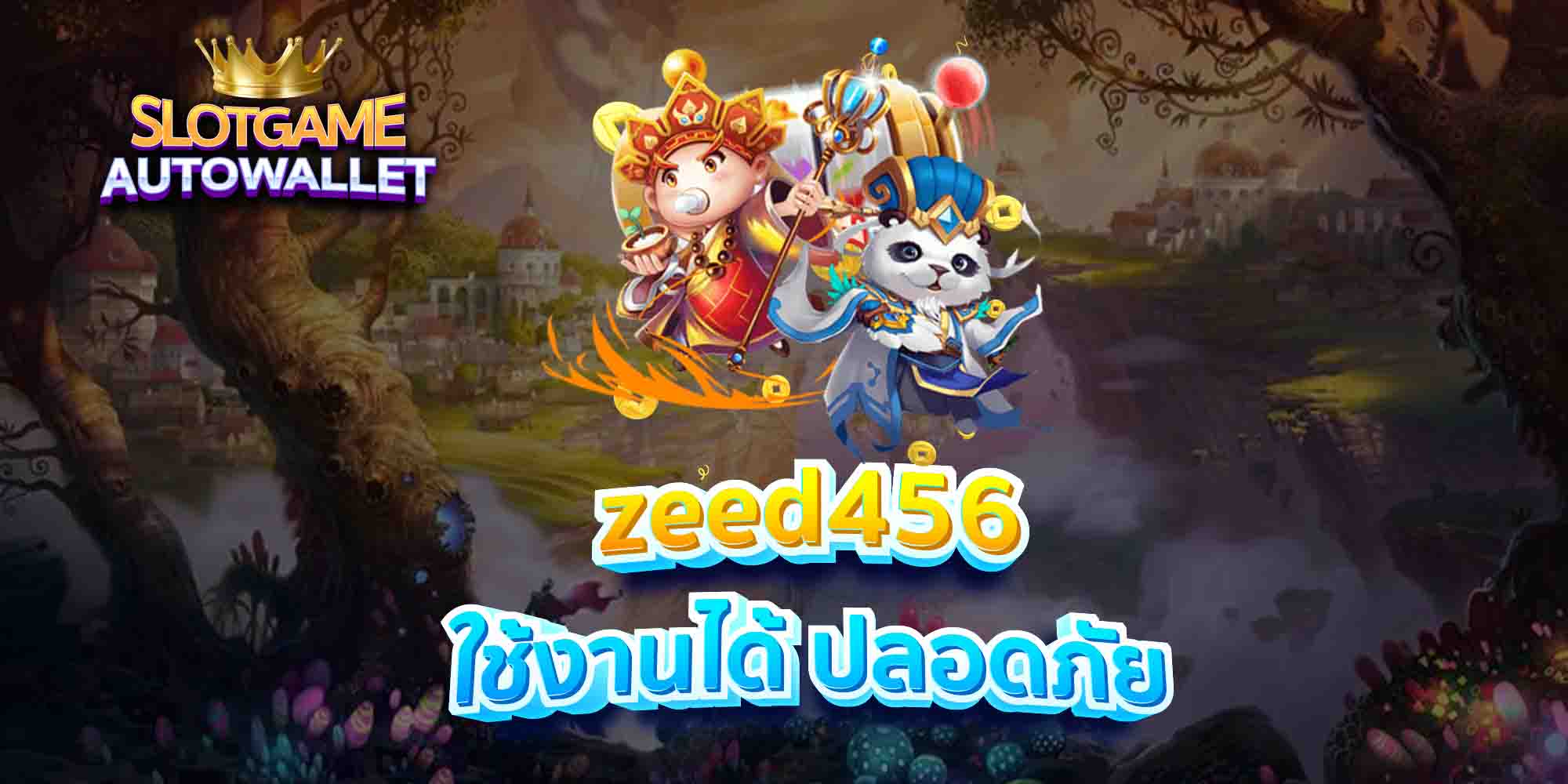 zeed456 ใช้งานได้ ปลอดภัย